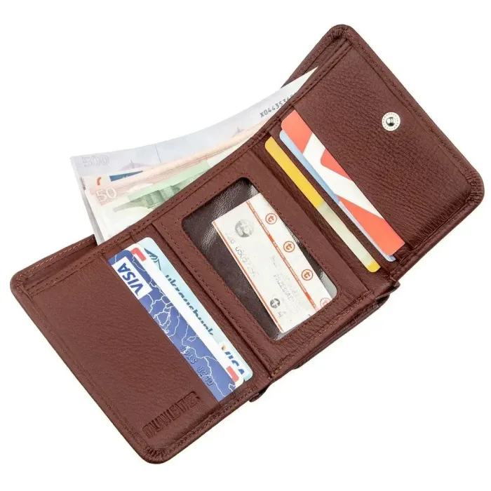 Жіночий гаманець з монетницею на кнопці ST Leather 18887