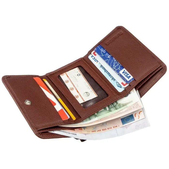 Жіночий гаманець з монетницею на кнопці ST Leather 18887