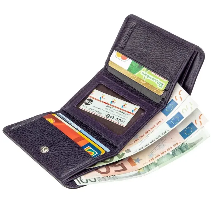 Красивий жіночий гаманець невеликого розміру ST Leather 18889 Фіолетовий