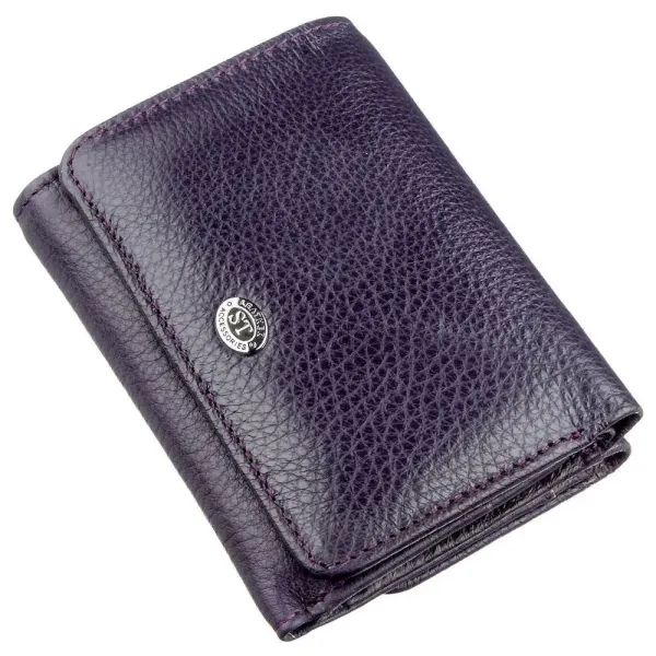 Красивий жіночий гаманець невеликого розміру ST Leather 18889 Фіолетовий