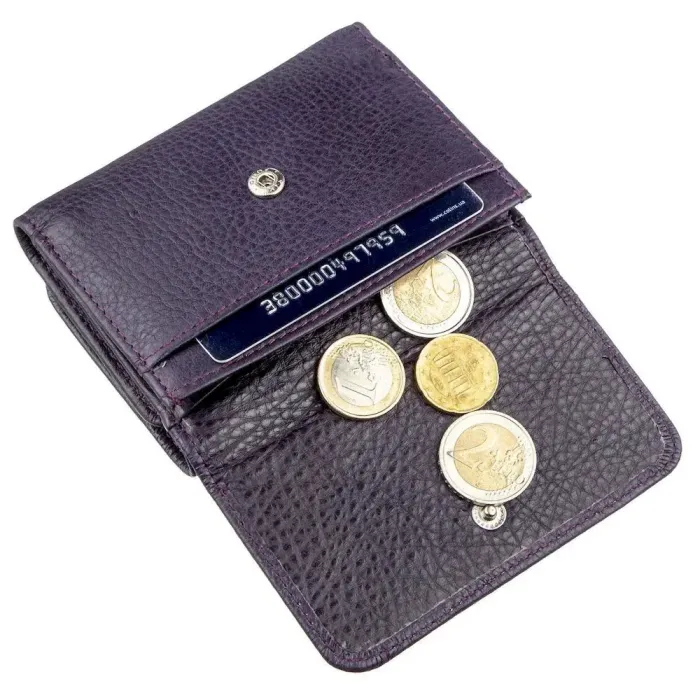 Красивий жіночий гаманець невеликого розміру ST Leather 18889 Фіолетовий