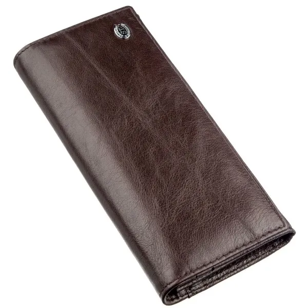 Місткий гаманець ST Leather 18894 Коричневий