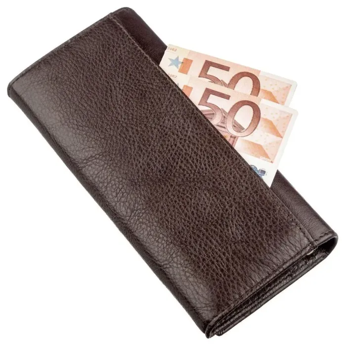 Місткий гаманець ST Leather 18894 Коричневий