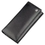 Гаманець із монетницею на клямці ST Leather 18896 Чорний