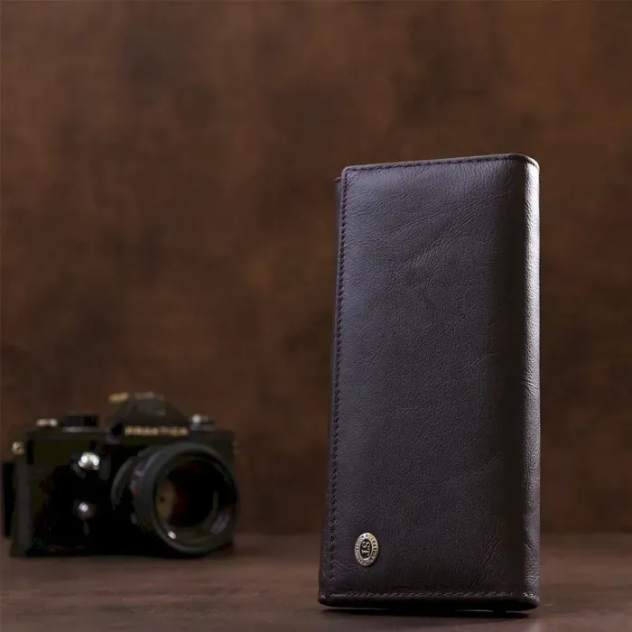 Гаманець для жінок на кнопці ST Leather 18898 Фіолетовий