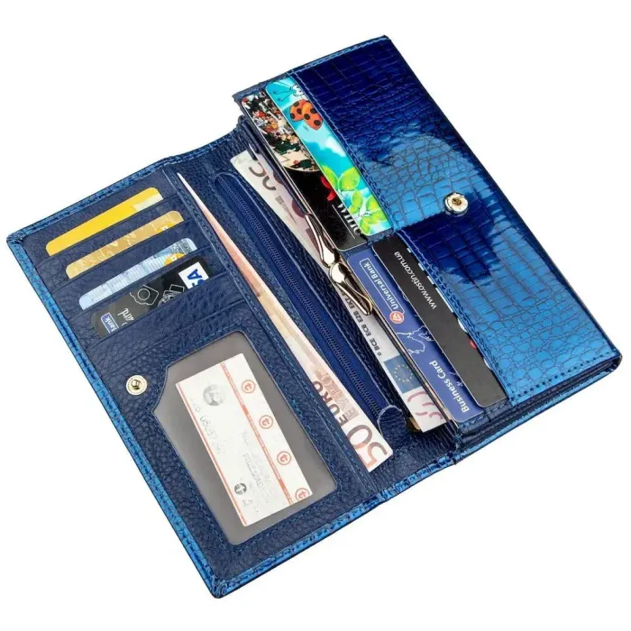 Жіночий гаковий гаманець ST Leather 18901 Синій