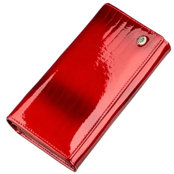 Лаковий жіночий гаманець ST Leather 18903 Червоний
