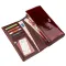 Лаковий жіночий гаманець з візитницею ST Leather 18911 Бордовий