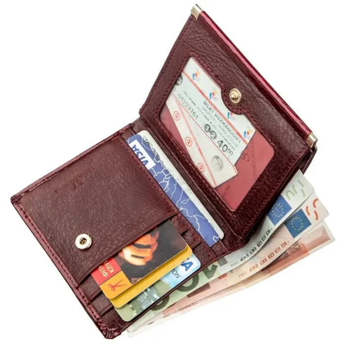 Стильний жіночий гаманець ST Leather 18912 Бордовий