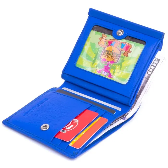 Невеликий жіночий портмоне ST Leather 18915 Синій