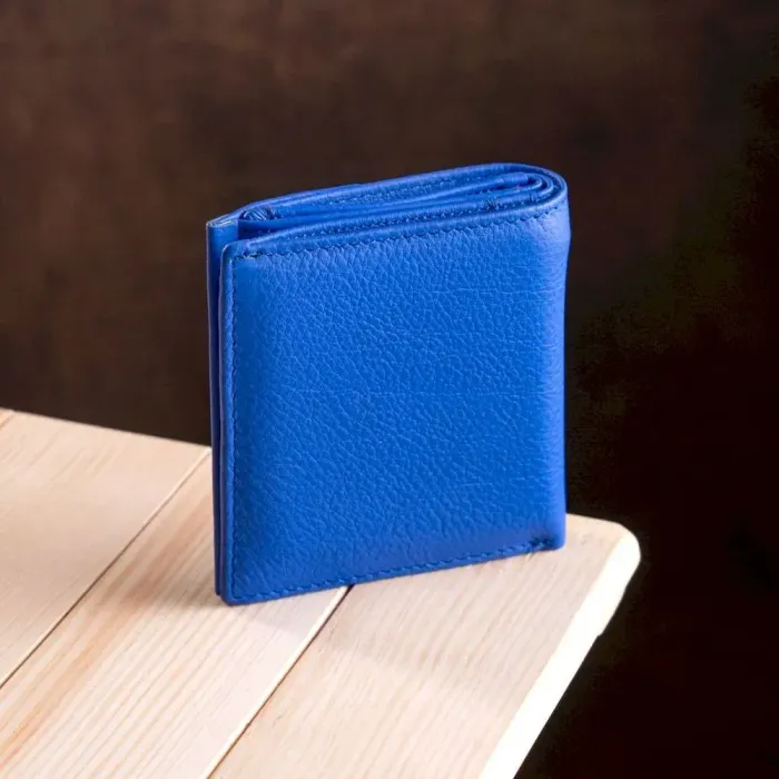 Невеликий жіночий портмоне ST Leather 18915 Синій