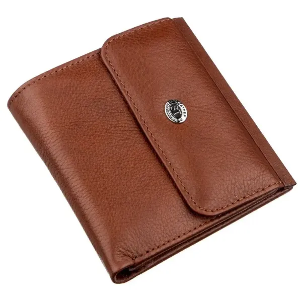 Жіноче портмоне з монетницею ST Leather 18917 Коричневий