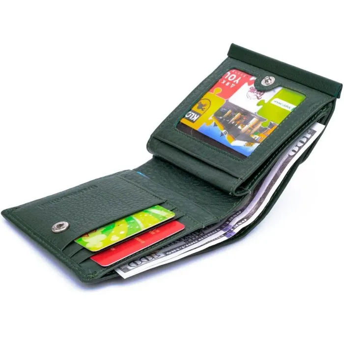 Оригінальний жіночий гаманець ST Leather 18922 Зелений