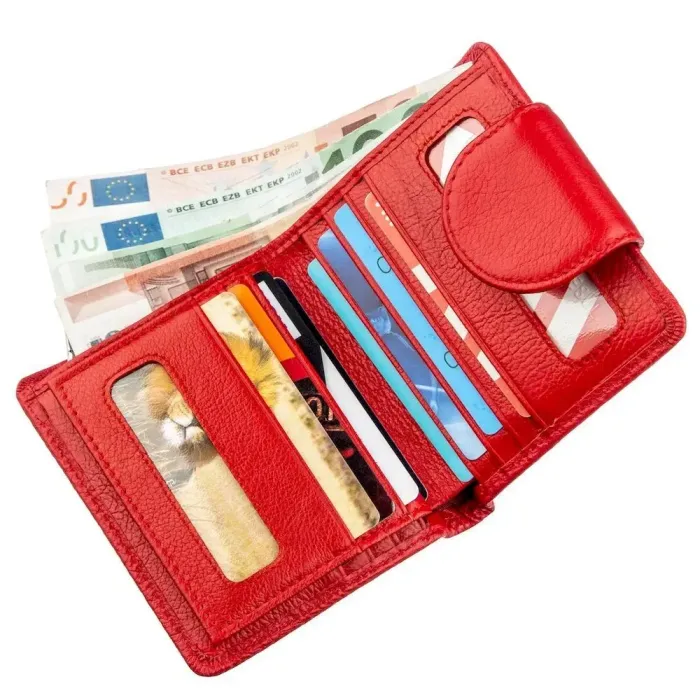 Оригінальний жіночий гаманець ST Leather 18923 Червоний