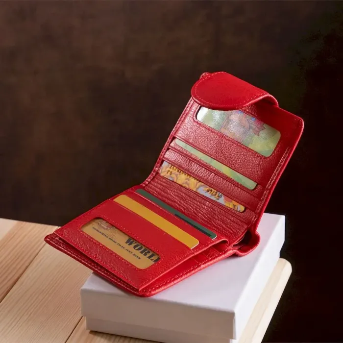 Оригінальний жіночий гаманець ST Leather 18923 Червоний