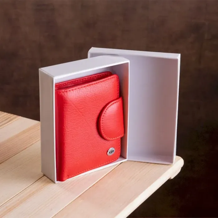 Оригінальний жіночий гаманець ST Leather 18923 Червоний