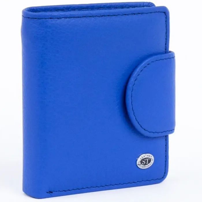 Портмоне для жінок з монетницею ST Leather 18925 Синій