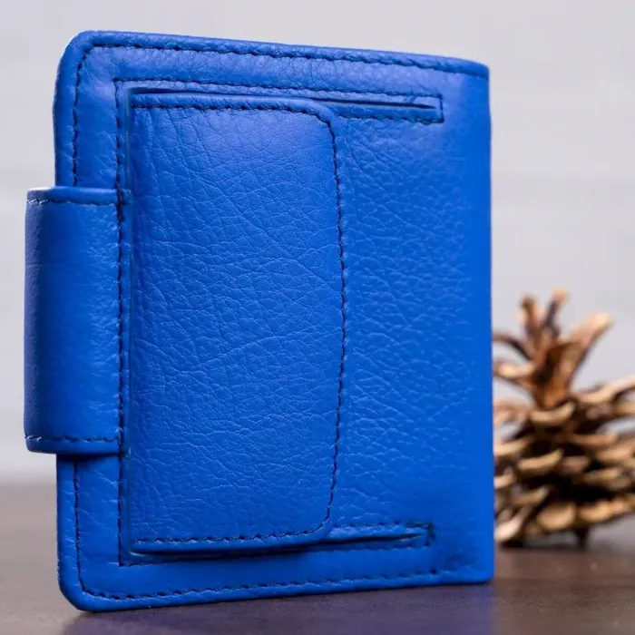 Портмоне для жінок з монетницею ST Leather 18925 Синій