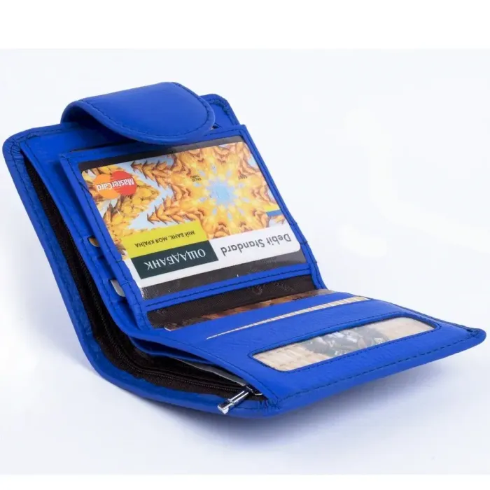 Портмоне для жінок з монетницею ST Leather 18925 Синій