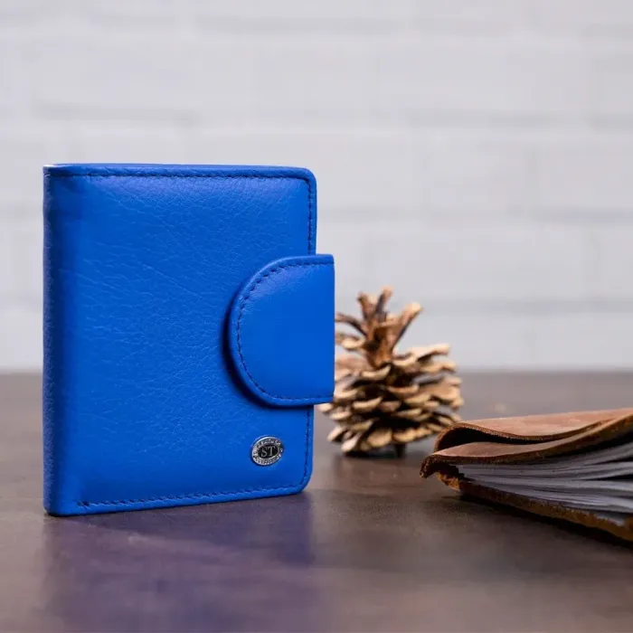 Портмоне для жінок з монетницею ST Leather 18925 Синій