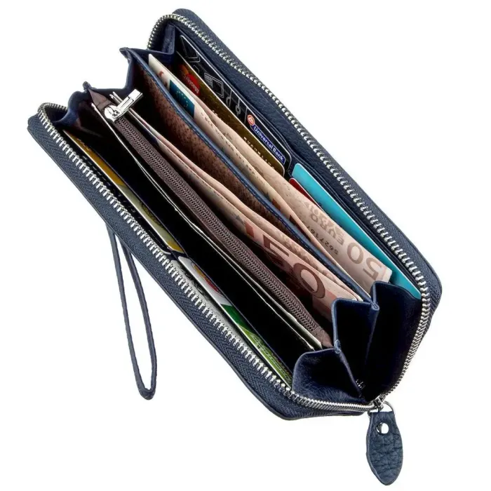 Небольшой женский клатч ST Leather 18929 Синий