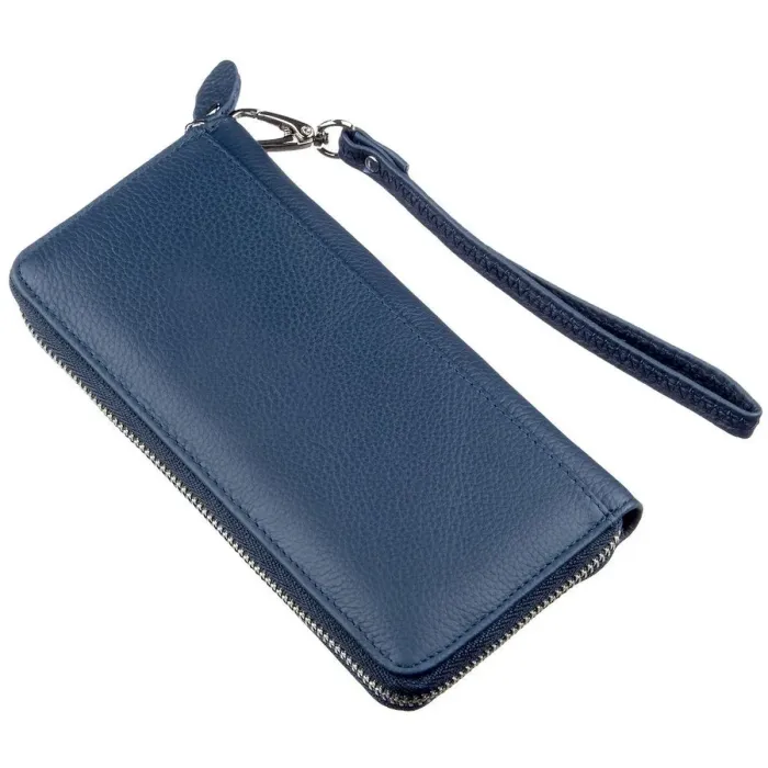 Небольшой женский клатч ST Leather 18929 Синий