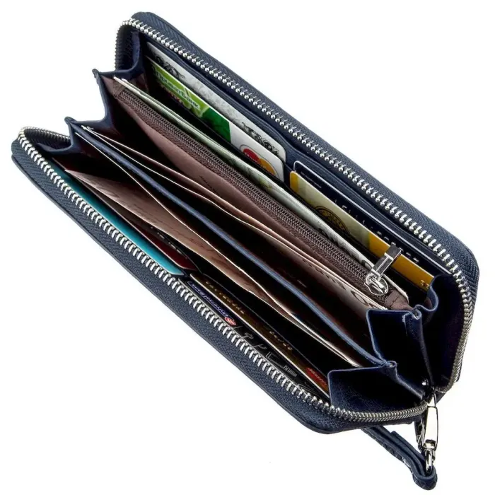 Небольшой женский клатч ST Leather 18929 Синий