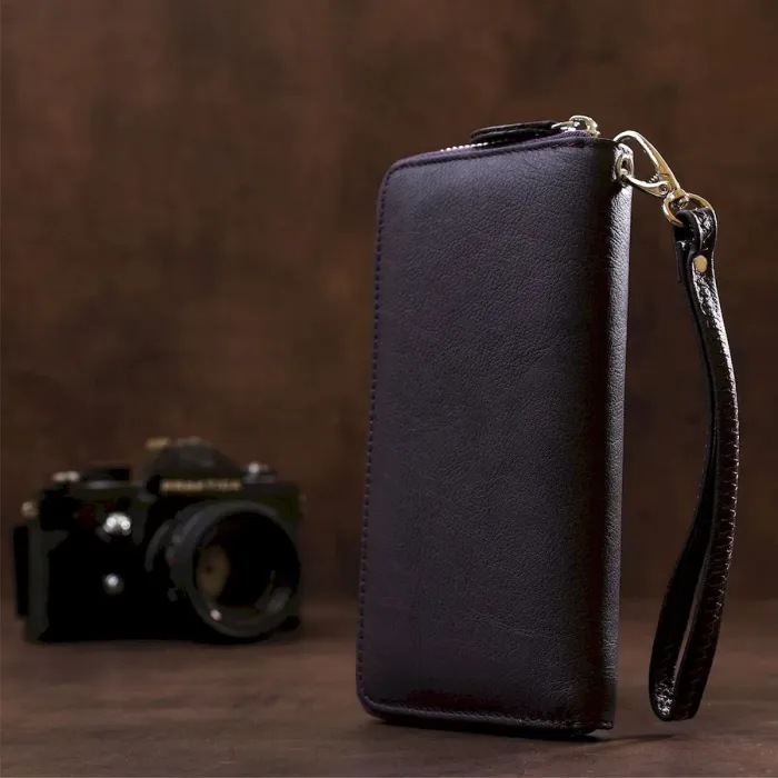 Оригінальний жіночий клатч ST Leather 18932 Фіолетовий