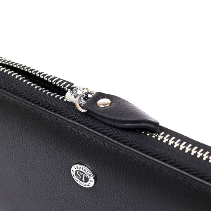 Шкіряний жіночий клатч ST Leather 18933 Чорний