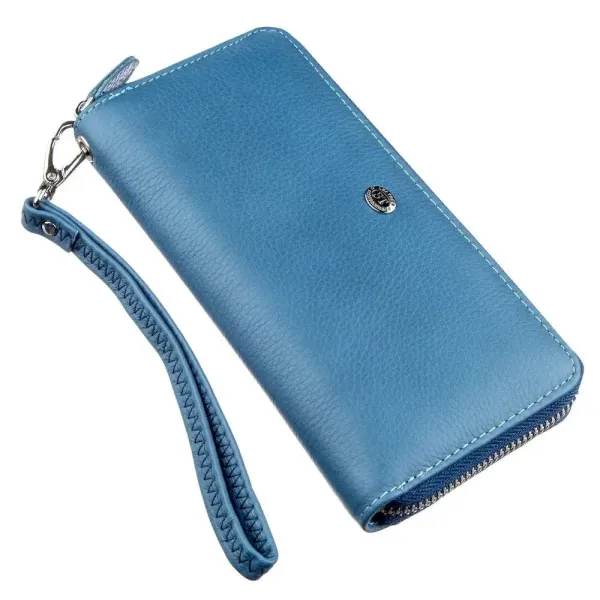 Жіночий жіночий клатч-гаманець ST Leather 18934 Блакитний