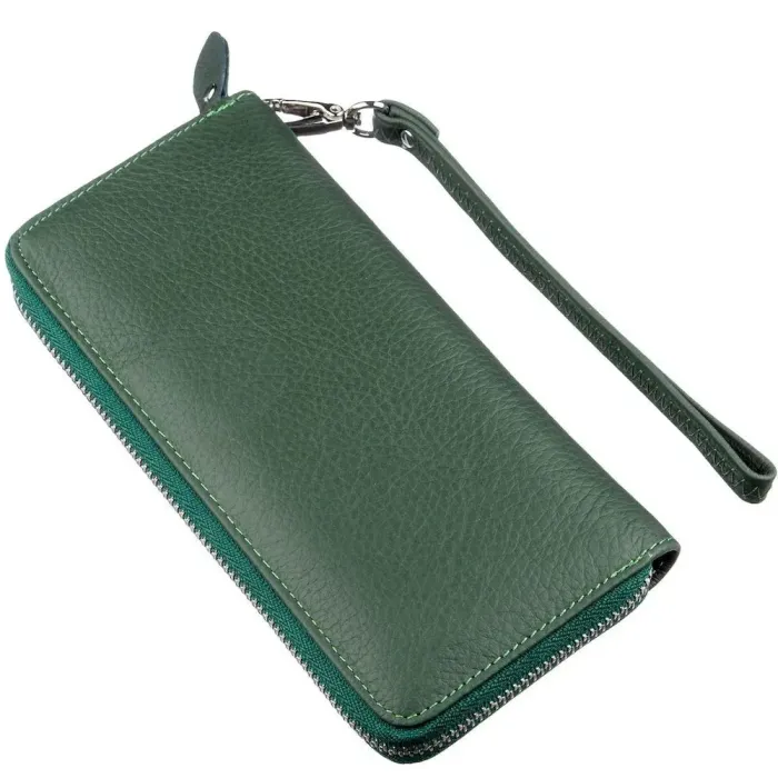 Жіночий клатч-гаманець ST Leather 18936 Зелений