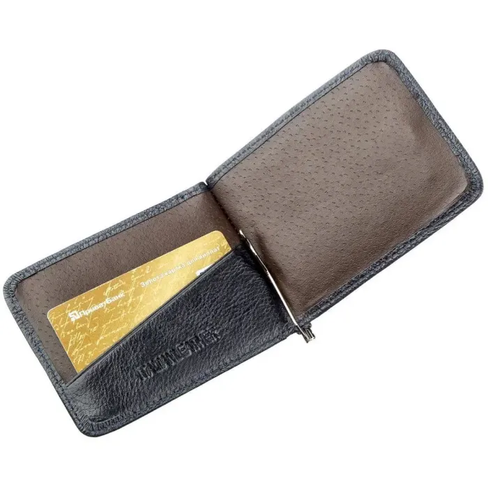 Практичний затискач для чоловіків на магніті ST Leather 18939 Синій