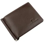 Чоловічий затискач на магніті ST Leather 18943 Коричневий