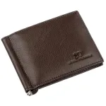 Стильний чоловічий затискач ST Leather 18946 Коричневий