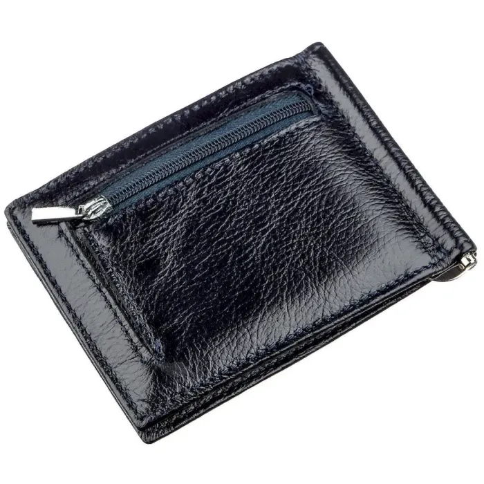 Практичний чоловічий затискач ST Leather 18947 Синій