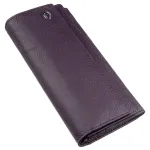Жіночий гаманець з візитницею на кнопці ST Leather 18950 Фіолетовий