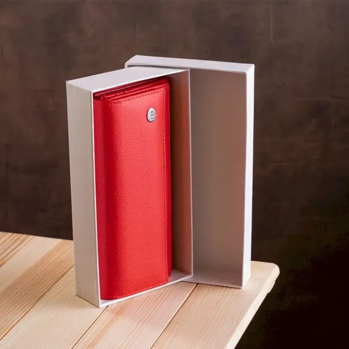 Яскравий жіночий гаманець ST Leather 18954 Червоний