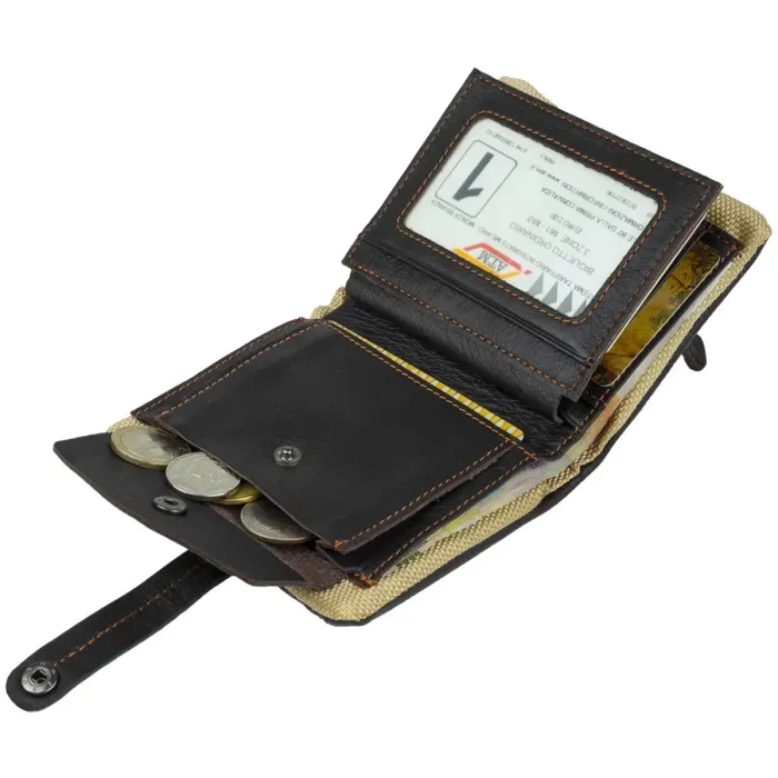 Гаманець унісекс Vintage 14686 Коричневий