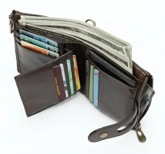 Гаманець універсальний Vintage 14682 Темно-коричневий