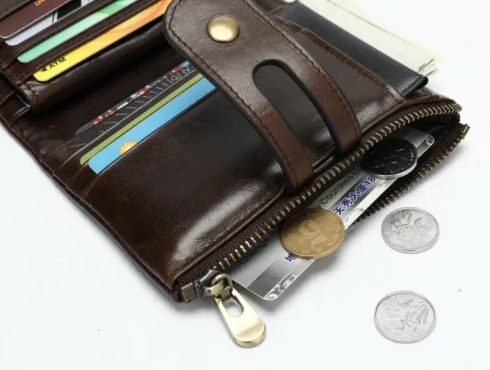 Гаманець універсальний Vintage 14682 Темно-коричневий