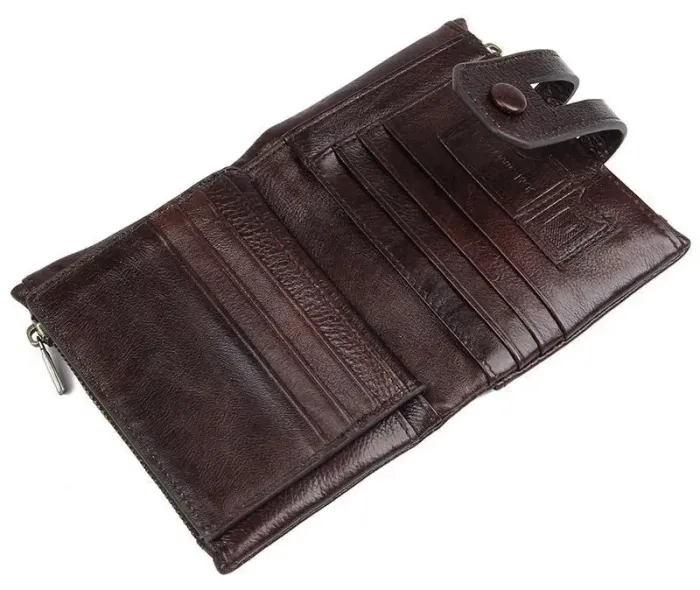 Гаманець Vintage 14602 шкіряний Коричневий