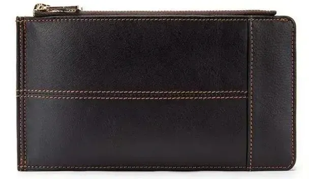 Кошелек-визитница вертикальный Vintage 14914 Коричневый