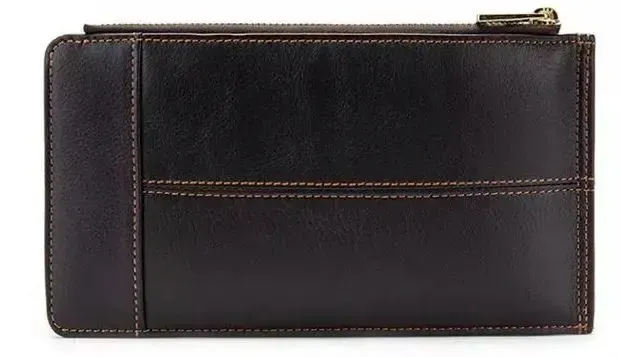 Кошелек-визитница вертикальный Vintage 14914 Коричневый