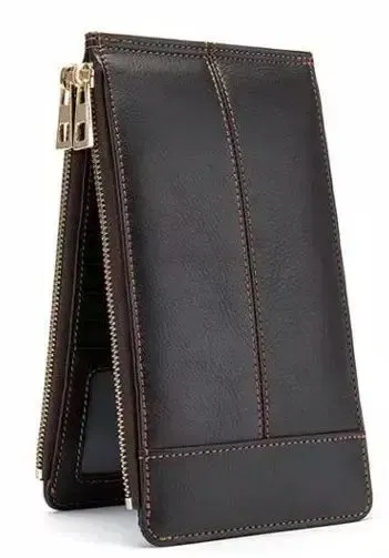 Кошелек-визитница вертикальный Vintage 14914 Коричневый