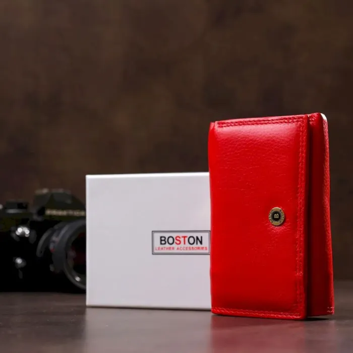 Кошелек женский Boston 18459 (S1201B) небольшой Красный