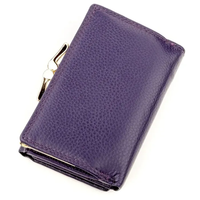 Кошелек женский Boston 18461 (S1201B) натуральная кожа Фиолетовый