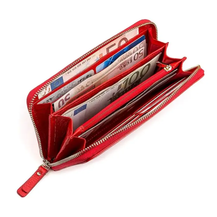 Гаманець жіночий Boston 18464 (S4001B) із натуральної шкіри Червоний