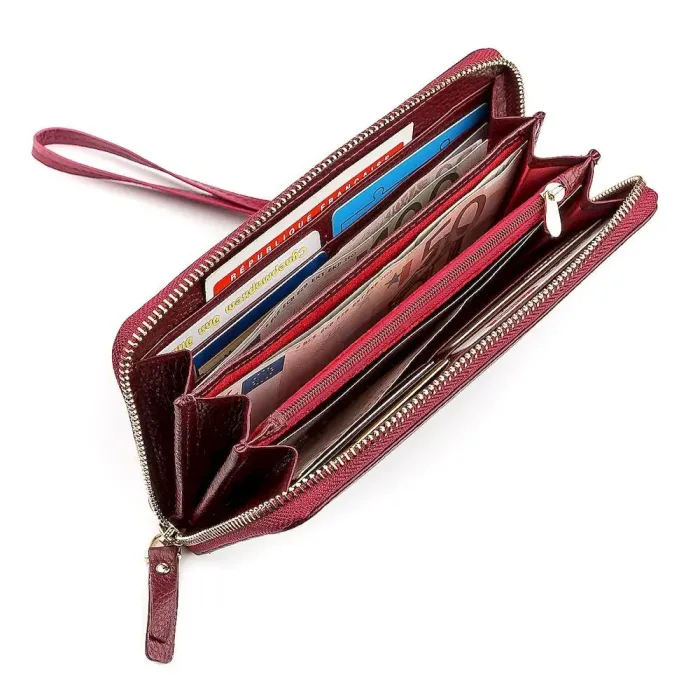 Гаманець жіночий Boston 18466 (S4001B) оригінальний Бордовий