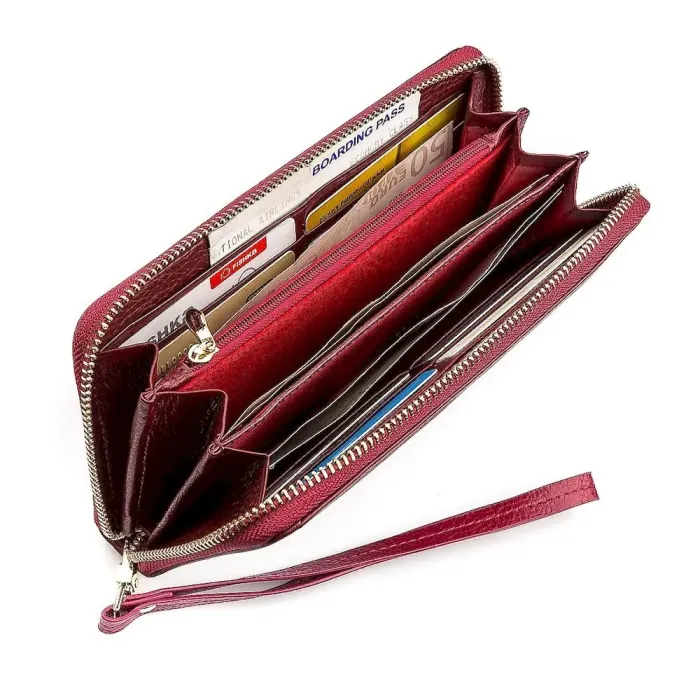 Гаманець жіночий Boston 18466 (S4001B) оригінальний Бордовий