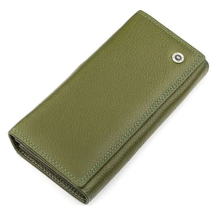Гаманець жіночий Boston 18472 (S1001B) натуральна шкіра Зелений